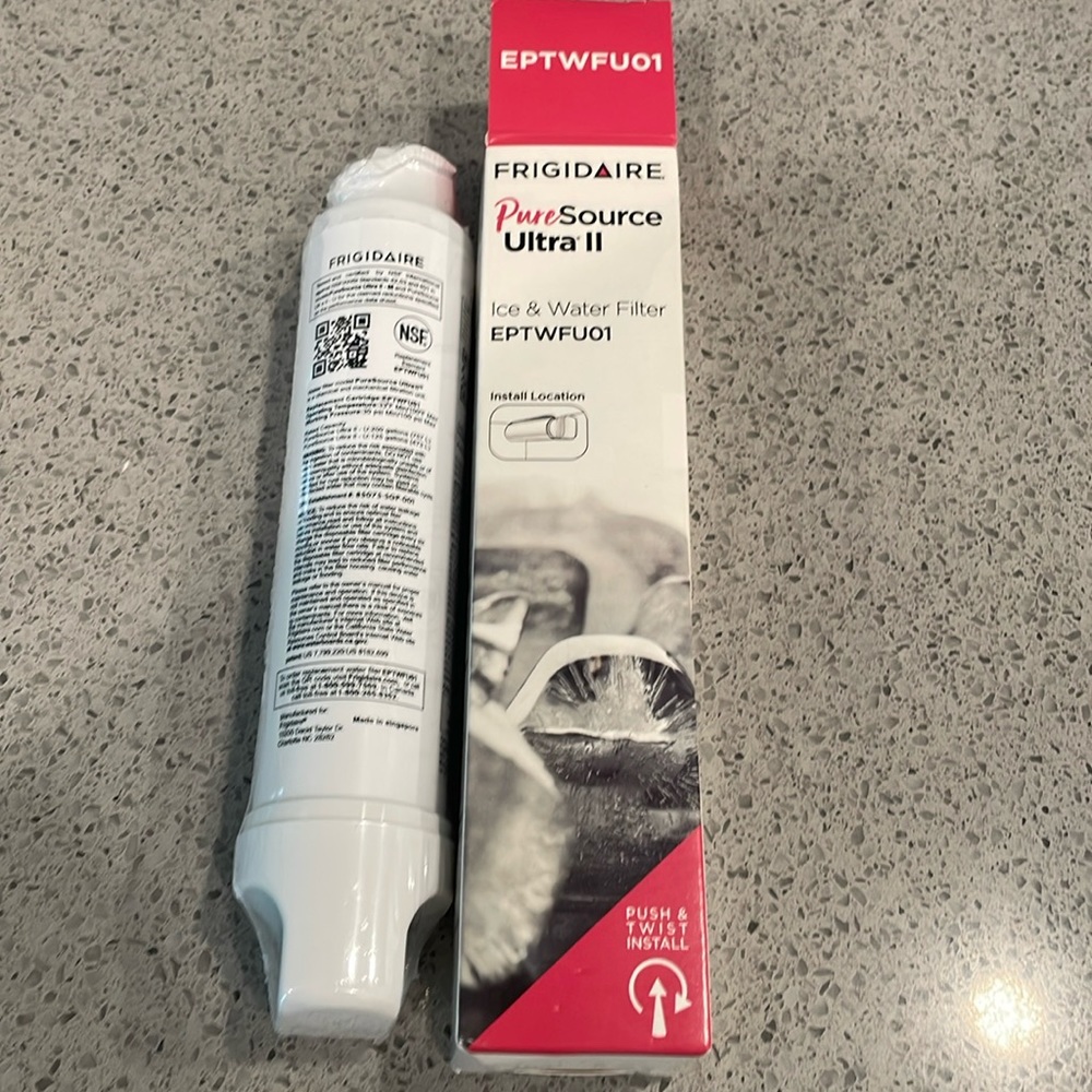 Brand new in seal Frigidaire Pure Source Ultra 11,EPTWFU01,ice and water filter.